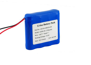 China Batterie-Satz 14.4V 750mah 14500 Li Ionenfür das LED-Signal-Licht OEM&amp;ODM verfügbar fournisseur