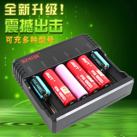 China Lithium-Ionen-Batterie-Ladegerät 6 Schlitz-AA AAA, Universal-Ladegerät Nimh Nicd fournisseur