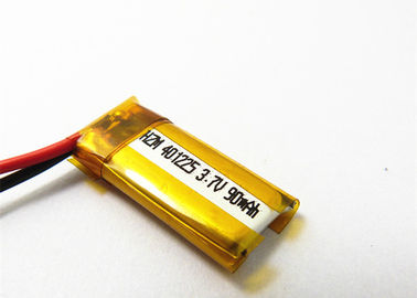 China 401235 lithium-Polymer-Batterie 3.7v 90mah Minifür Mobiltelefon-Interfon fournisseur
