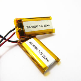 China Polymer-Batterie des Lithium-502040 350mah für kleiner intelligenter Biosensor-langes Zyklus-Leben fournisseur