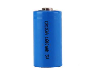 China Primärlithium-batterie CR123A/17345 3,0 V 1600 Milliamperestunde für Rauchmelder, Warnung und Sicherheit equippments fournisseur