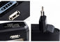 Standard-EU verstopfen USB-Lithium-Ionen-Batterie-Ladegerät, Mikroladegerät-Schwarzes usb Li Ionen fournisseur