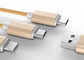 Bunte 3 in 1 Ionenladegerät USBs Li mit Art C/Kabel des Mikro-/8 Pin fournisseur